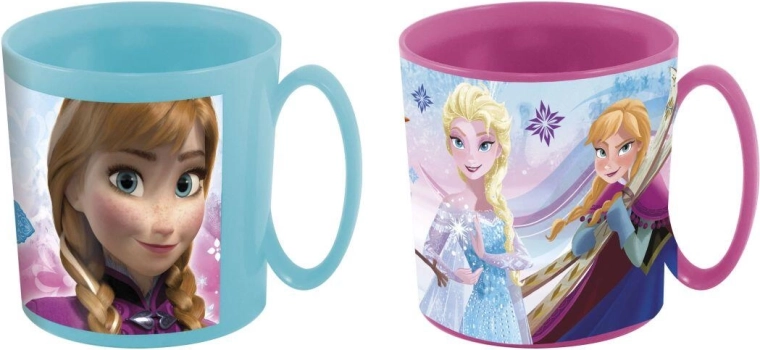 Taza infantil de plástico 350 ml con diseño FROZEN