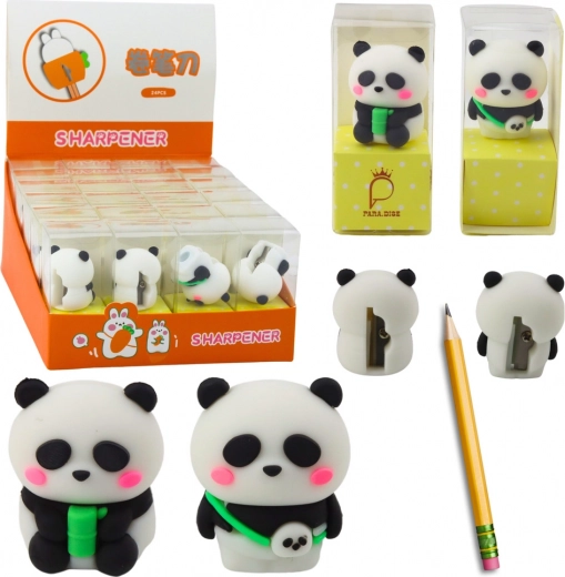Sacapuntas Panda para lápices finos y lápices de colores