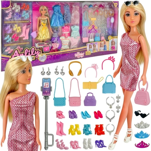 Muñeca de moda WOOPIE ROYAL Lili con vestido y accesorios