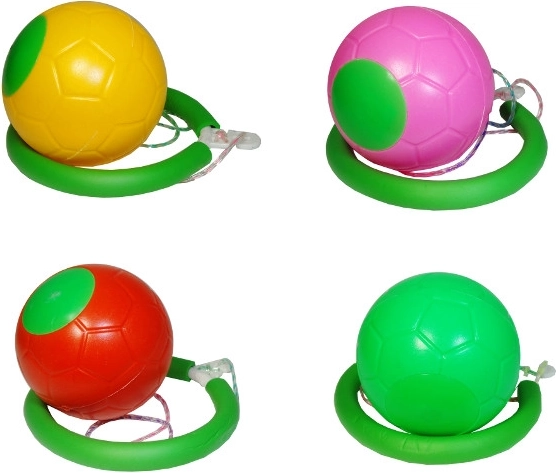 Pelota saltarina con aro – juguete de habilidad para niños