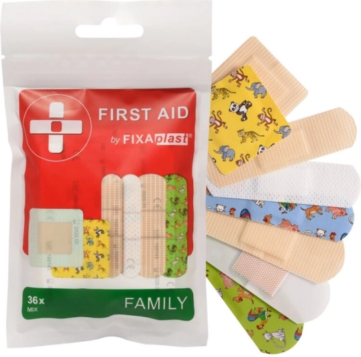 Fixaplast First Aid Family Mix apósitos (36 uds.)