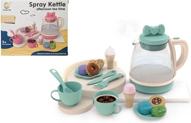 Juego de té infantil con hervidor eléctrico