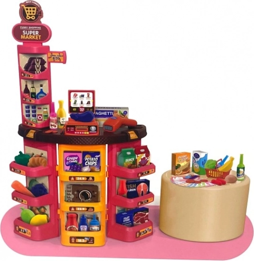 Set de juego de supermercado para niños