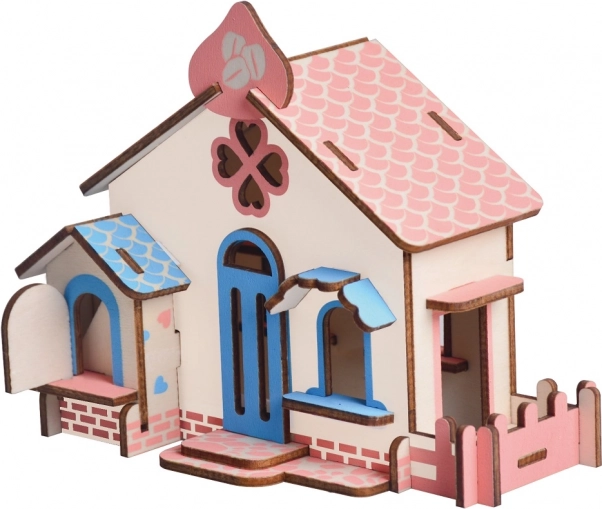 Puzzle 3D de madera Casa de chocolate para niños