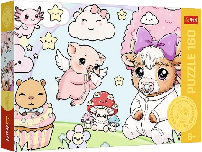 Puzle Bebés de animales 160 piezas