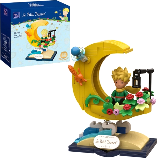 Set de construcción PANTASY El Principito – Paseo estelar: Luna, 207 piezas