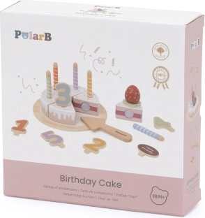 Tarta de cumpleaños de madera PolarB