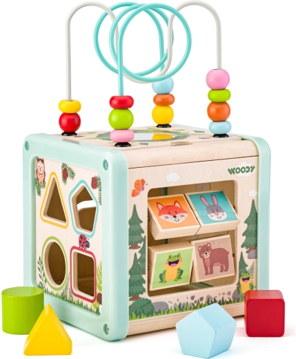 Cubo didáctico con animales del bosque
