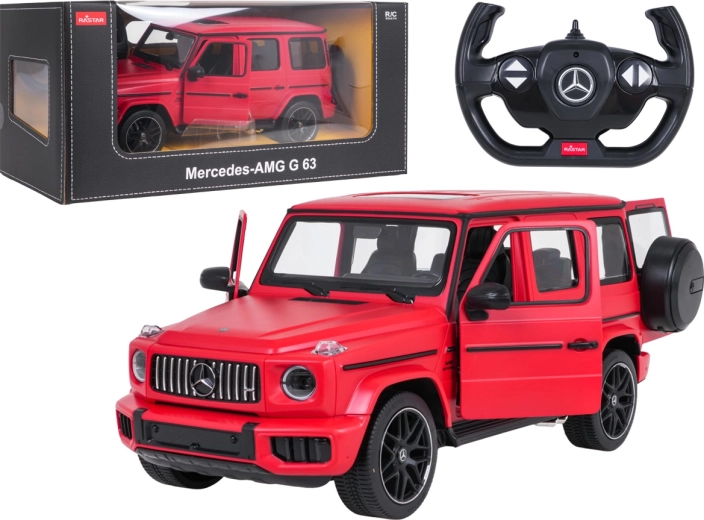 Coche teledirigido Rastar Mercedes-AMG G63 (W 465) a escala 1:14, negro