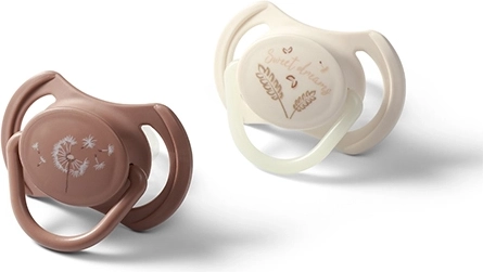 Chupetes simétricos de silicona 18m+, 2 uds BABYONO