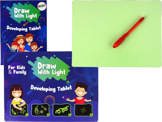 Tablero luminoso fluorescente para dibujar