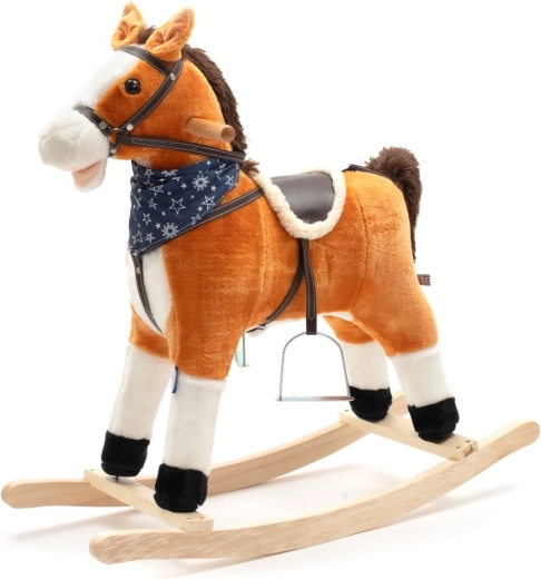Caballito balancín con melodía y pañuelo BABY MIX Zeus