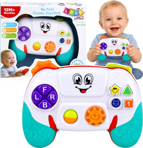My First Game Joystick – mando de juego educativo interactivo para niños pequeños con luces y sonidos