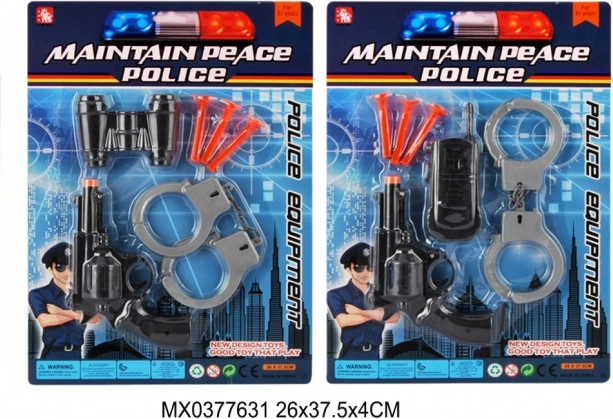 Set de policía para pequeños policías