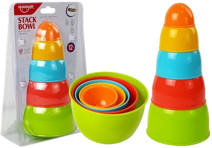 Set de cuencos apilables para bebés (5 piezas)