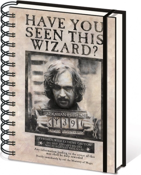 Bloc de anillas A5 con líneas – HARRY POTTER (Sirius)