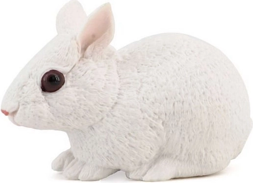 Figura de conejo blanco 10 cm