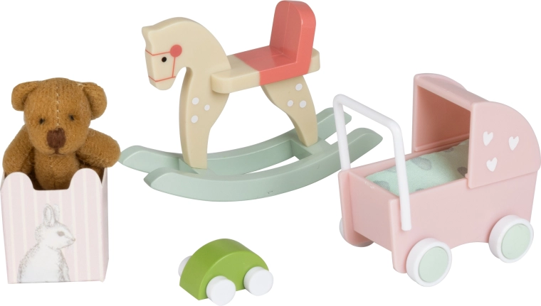 Set de juguetes Lundby para la habitación infantil de una casa de muñecas