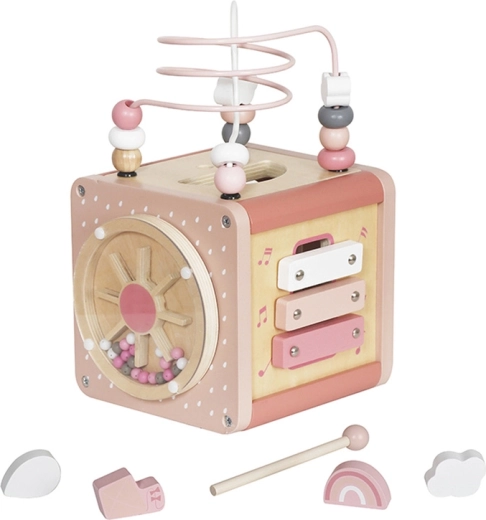 Multicubo de madera Montessori activo y educativo