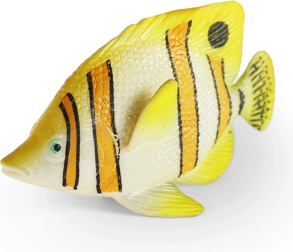 Pez de goma amarillo de 10 cm