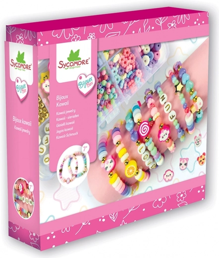 Fabricación de joyas: pulseras con cuentas de polímero Kawaii