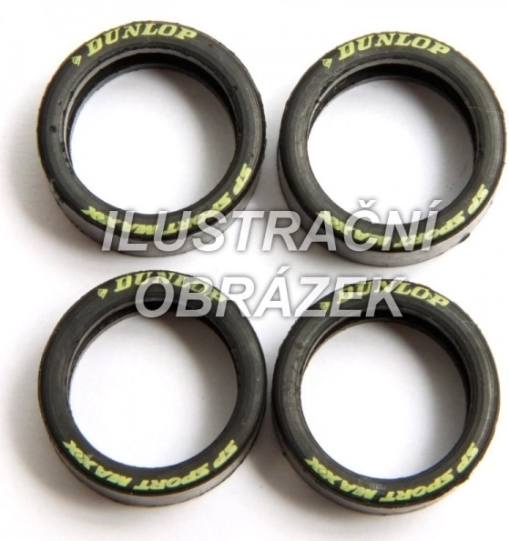 Neumáticos para coches CARRERA cisterna y grúa de remolque (4 uds.) EVO/D132