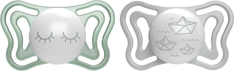 Chicco Physio Light chupete nocturno de silicona 16–36 m, 2 uds