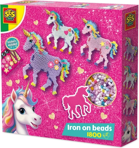 Cuentas para planchar Unicornios - set creativo
