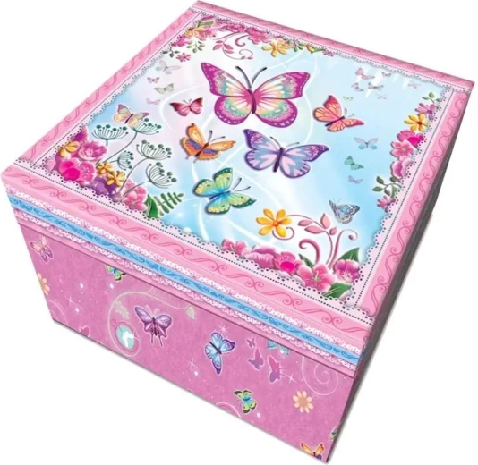 Decoración de mariposas llena de color