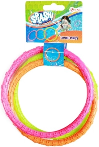 3 aros de colores llamativos para una mejor visibilidad