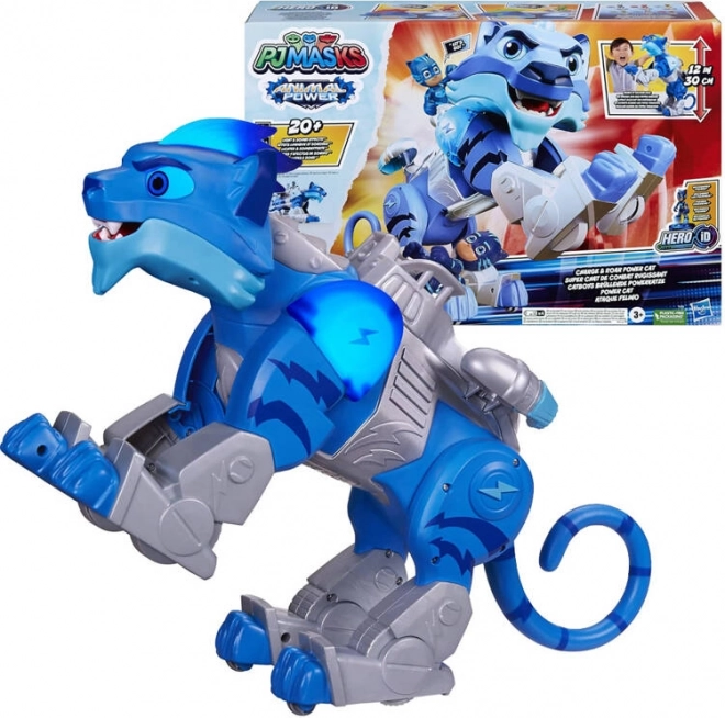 PJ Masks gato valiente rugiente con figura