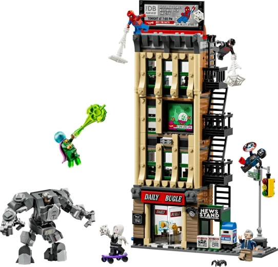 Icónico edificio Daily Bugle de cuatro plantas
