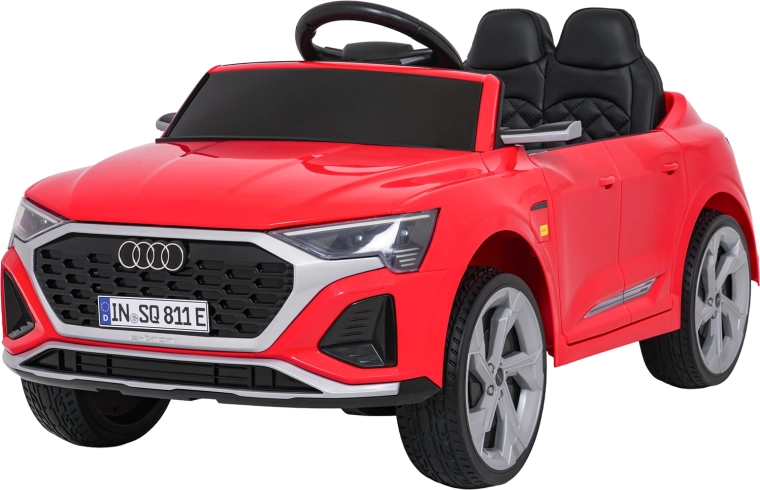 Coche eléctrico infantil Audi SQ8 rojo con mando a distancia
