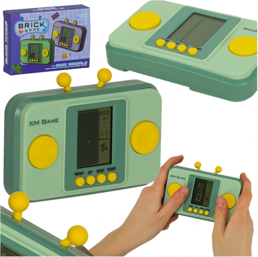 Consola de videojuegos portátil electrónica verde