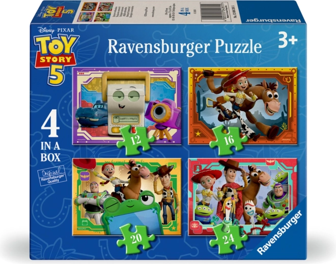 Ravensburger Puzzle Toy Story: Historia de juguetes 4 en 1 (12–24 piezas)