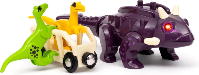 Set de tren ataque de dinosaurios BRIO