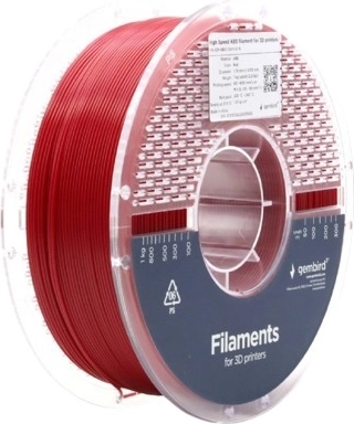Filamento ABS High Speed 1,75 mm, rojo, 1 kg