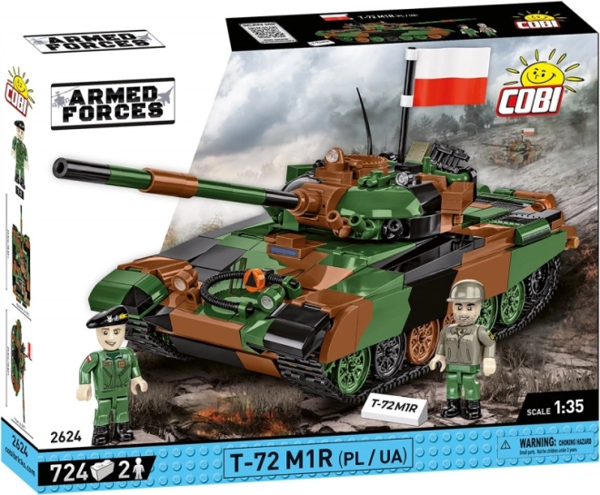 Set de construcción COBI tanque T-72M1R 1:35 (PL/UA) – 724 piezas
