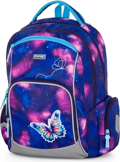 Mochila escolar Oxy Go Mariposa, ergonómica y ligera