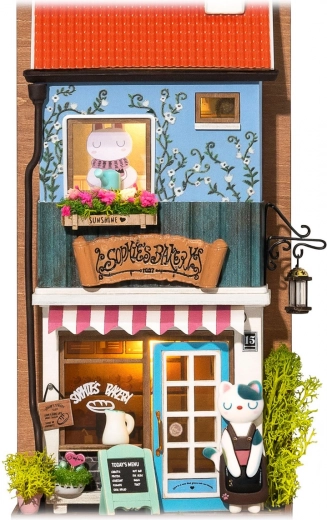 Encantadora miniatura de panadería