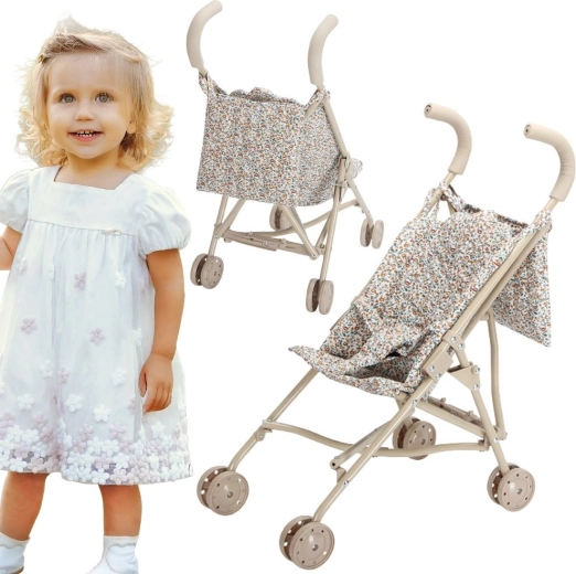 Cochecito para muñecas Woopie Vintage Flower