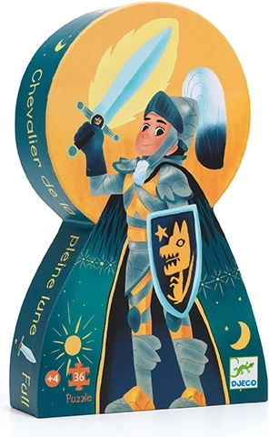Puzle Caballero de la Luna Llena - DJECO, 36 piezas