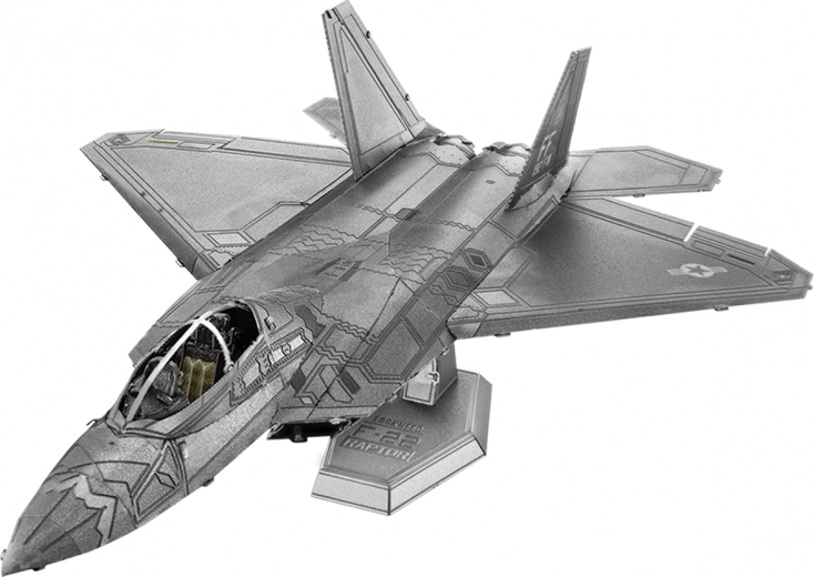 Puzle metálico 3D F-22 Raptor