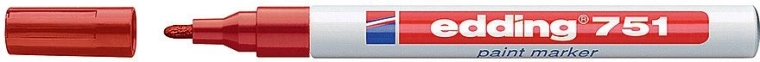 Rotulador de pintura EDDING 751 – Rojo