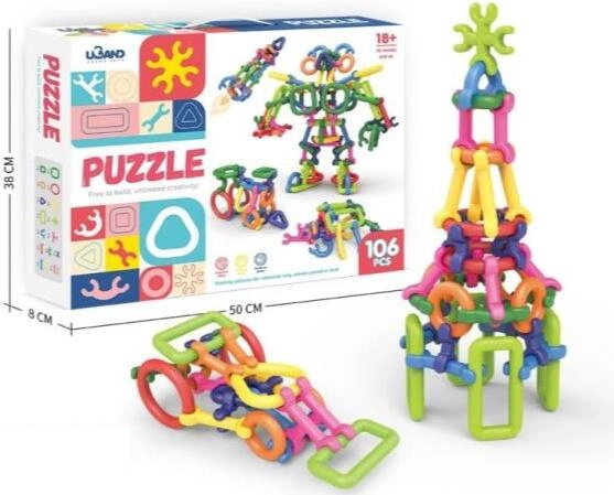 Juego de construcción de 106 piezas