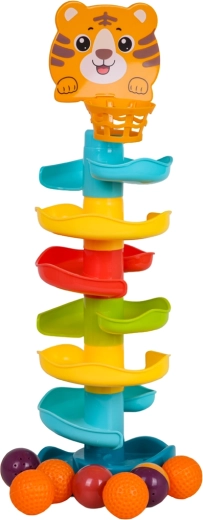 Divertida pista en espiral