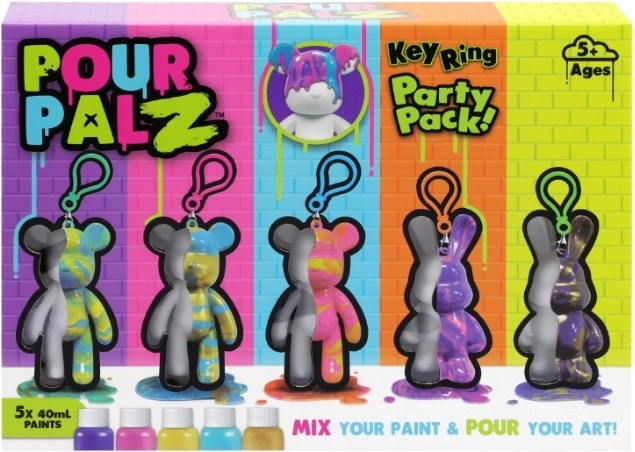 Osito Pour Palz – kit creativo para verter y decorar colgantes (5 uds.)