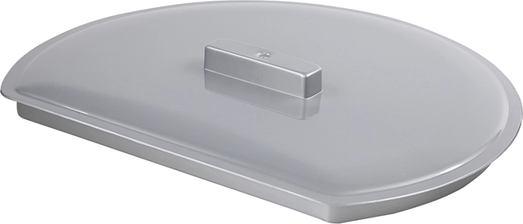 Tapa plateada para cubo de pared de 11 l
