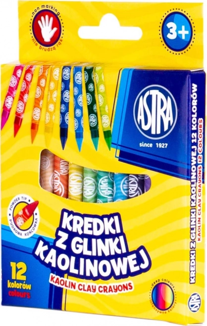 Lápices de colores de caolín 12 uds ASTRA
