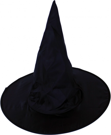 Sombrero de bruja negro para adultos